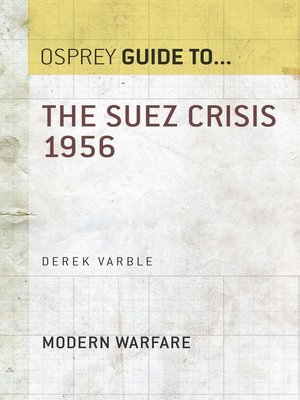 cover image of The Suez Crisis 1956
